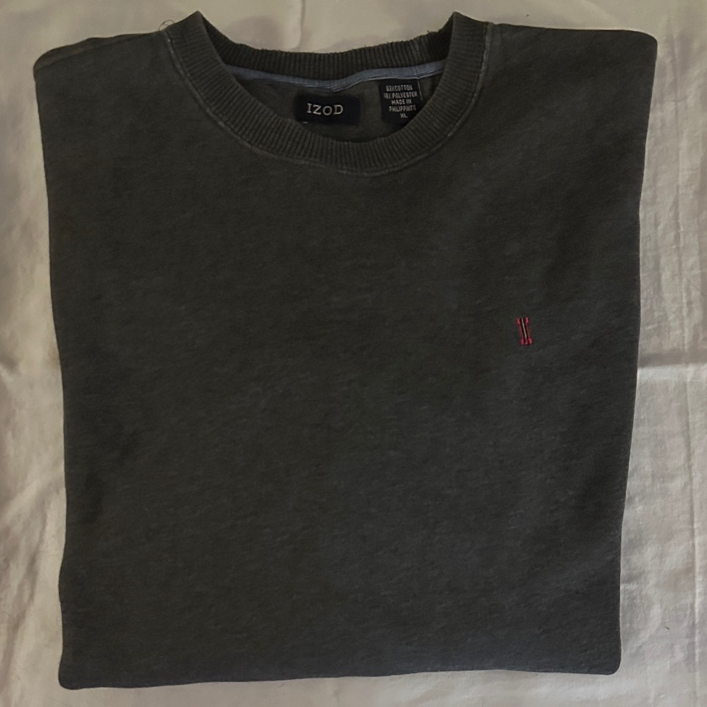Izod Charcoal Crewneck Sweatshirt